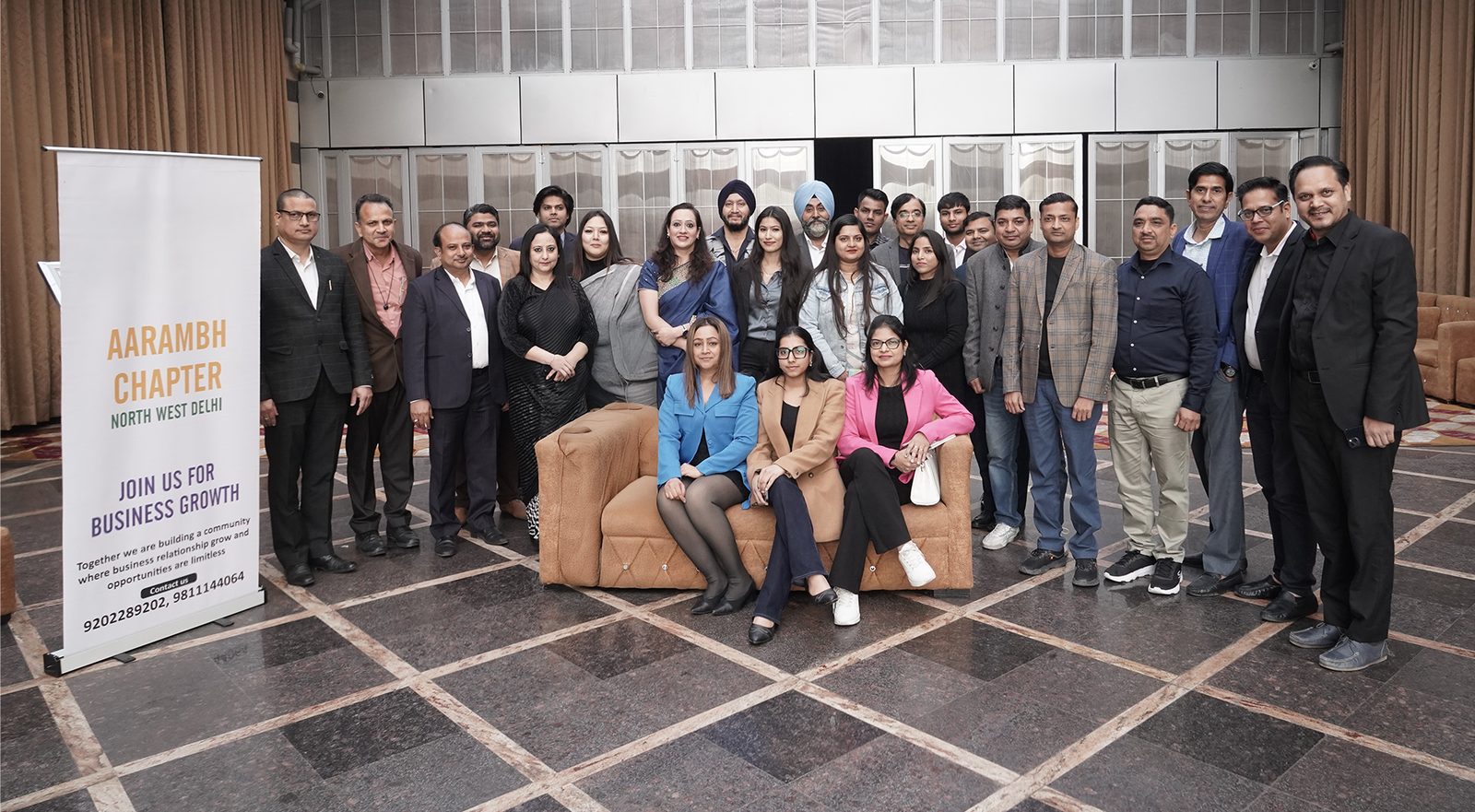 VMITR members gathered for a chapter photograph